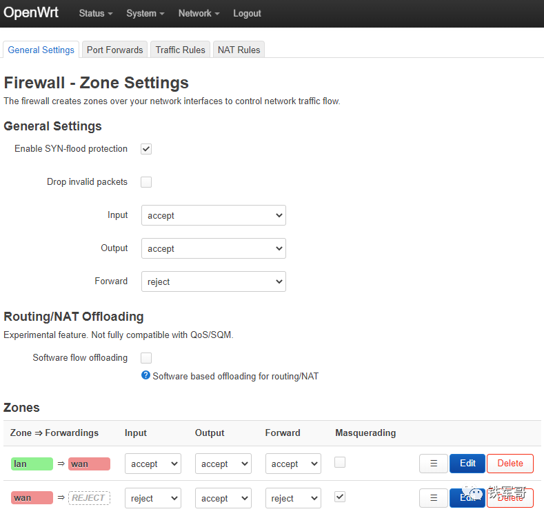 Configuring OpenWrt in One-Arm Router Mode