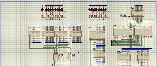 Proteus Simulation Experiment: Data Path Experiment in Computer Organization Principles