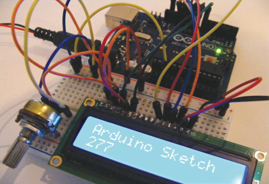 Driving a 1602 LCD with Arduino