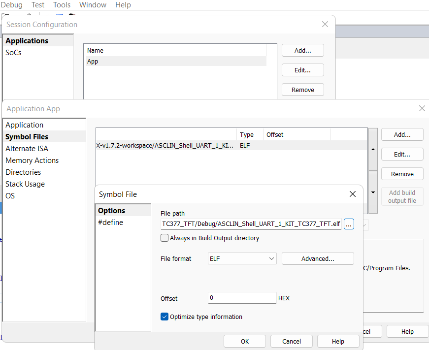 JTAG Debugging - Infineon Aurix Chips