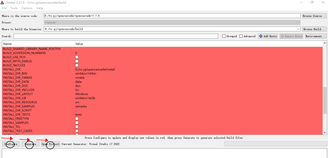 Learning Open CASCADE | Compiling Source Code Based on Visual Studio 2022