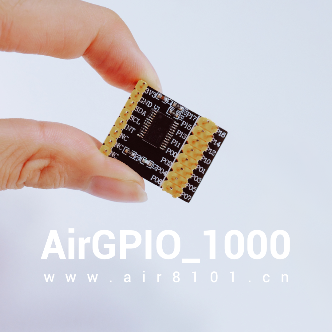 I2C to 16-Channel GPIO Expansion Accessory Board: AirGPIO_1000