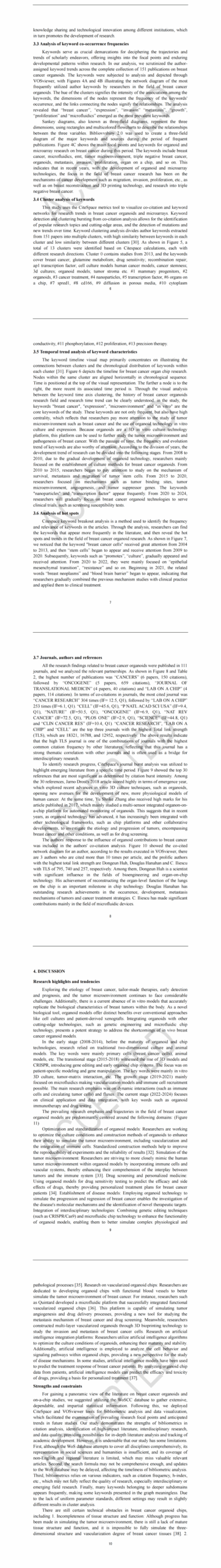 Bibliometric Insights into Breast Cancer Organoid Chips: Trends & Emerging Areas