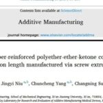 Manufacturing High-Strength Carbon Fiber Reinforced PEEK Composites with Extended Fiber Retention Lengths Using Screw Extrusion-Based 3D Printing Technology