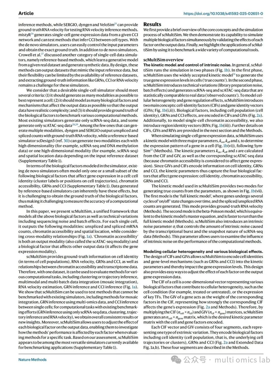 scMultiSim: Simulation of Single-Cell Multi-Omics and Spatial Data