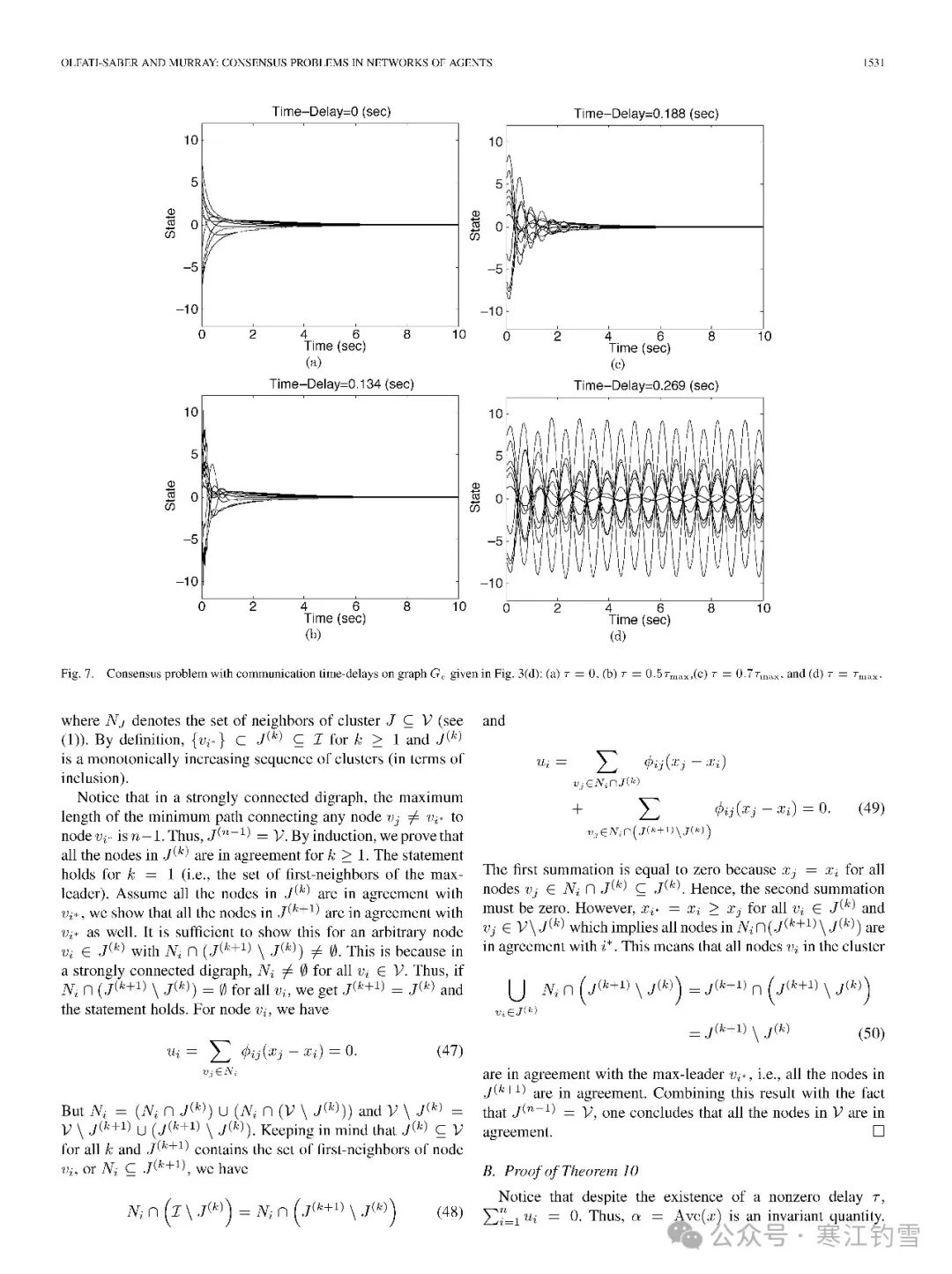Application of Sensor Networks in Physics: A Simulation Study