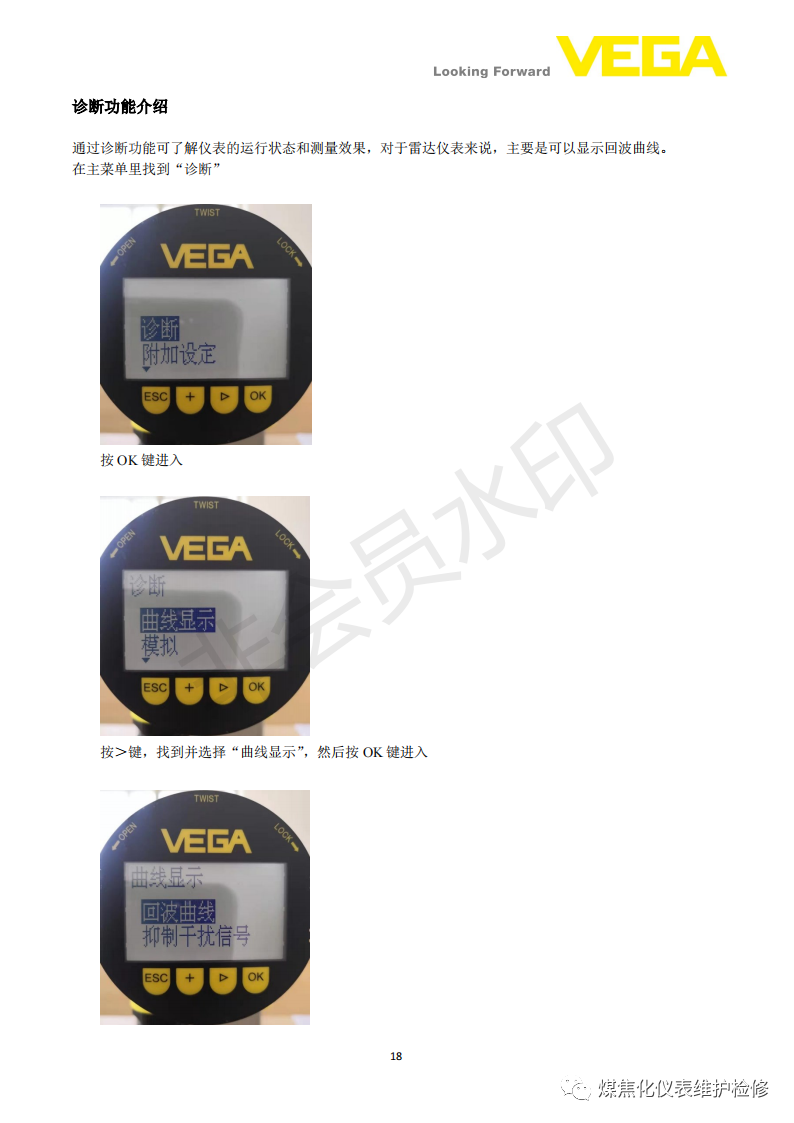 Debugging Module PLICSCOM for VEGAPULS 60 Radar Level Instrument