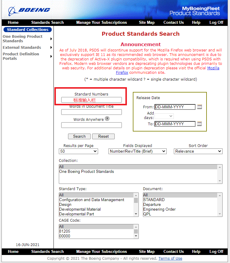 Introduction to Boeing Product Standards - PSDS