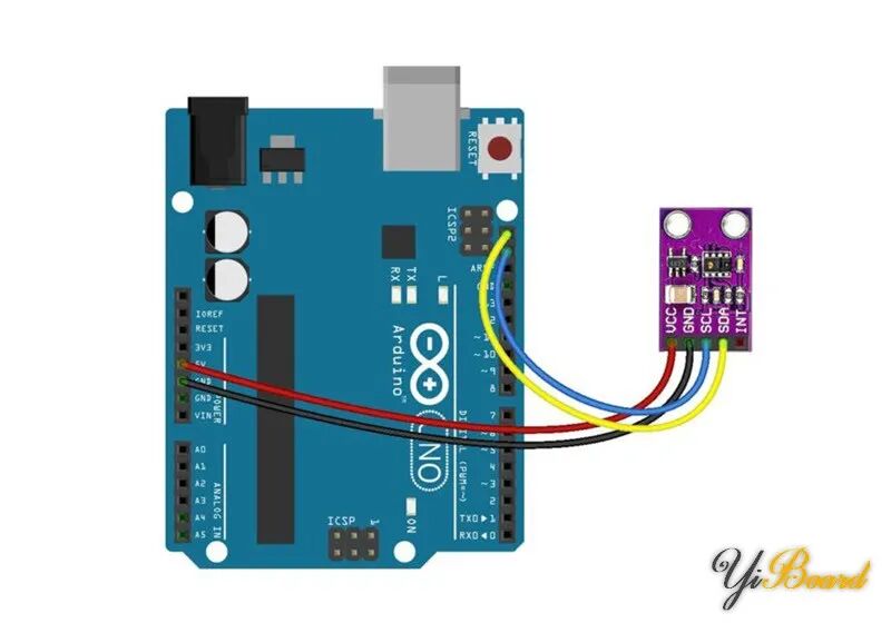 How to Connect the TMD27713 Proximity Sensor Module to an Arduino Development Board