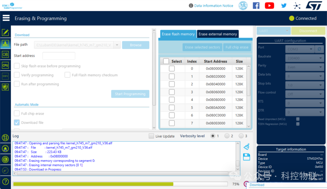 Steps to Update the PLC [STM32] Kernel