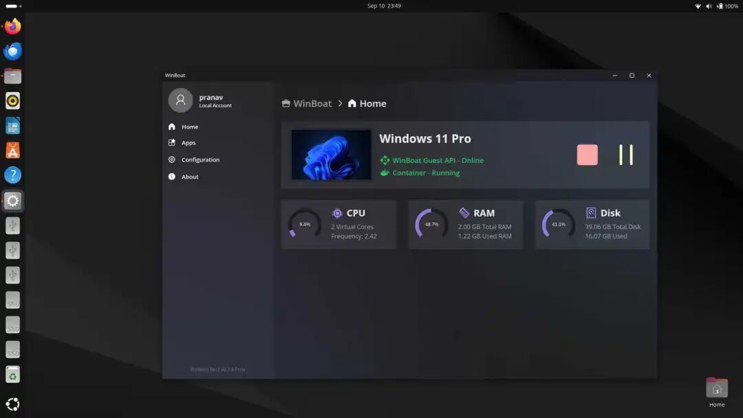 Goodbye, Wine and Virtual Machines! Running Windows Applications Natively on Linux