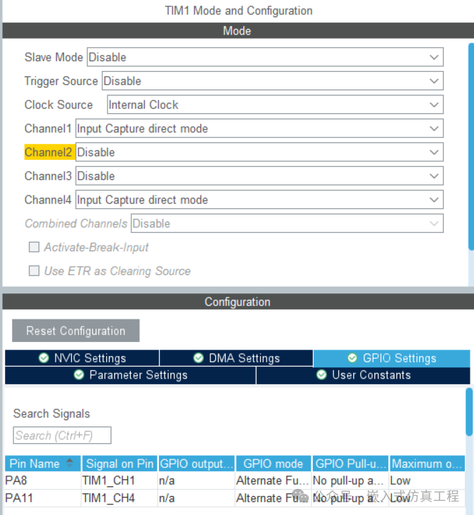 STM32-Proteus Multi-Channel Frequency Counter Simulation
