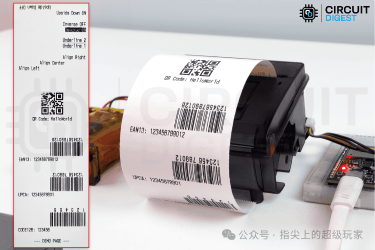 Can the ESP32 Be Used as a POS Receipt Printer? Multi-format Printing, ESC/POS Commands, Powered by 7.4V! One Board to Achieve Thermal Printing