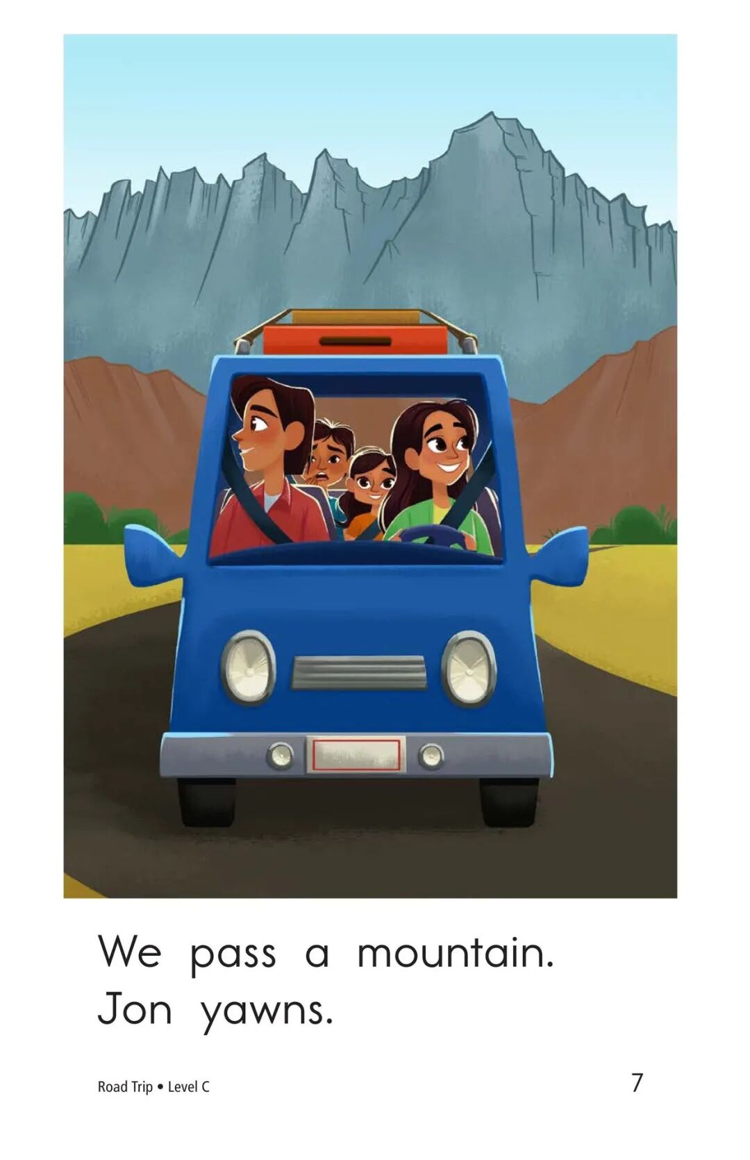 RAZ Level C Reading: 'Road Trip'