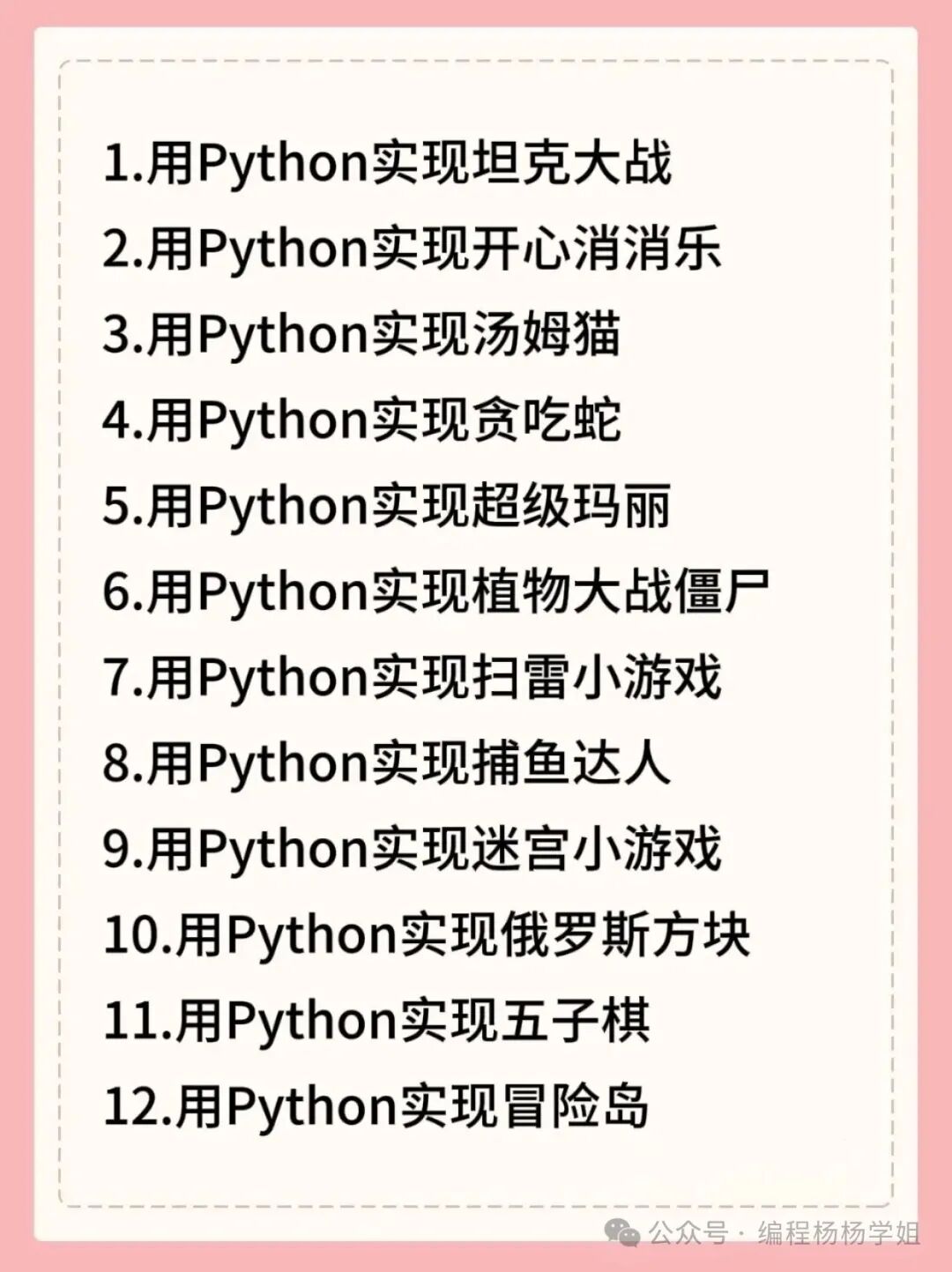 12 Python Mini Game Projects Perfect for Practice, Source Code Included