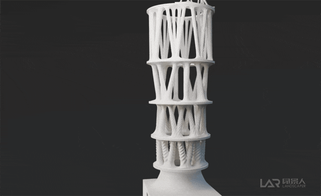 The World's Tallest 3D Printed White Tower Arrives in the Alps