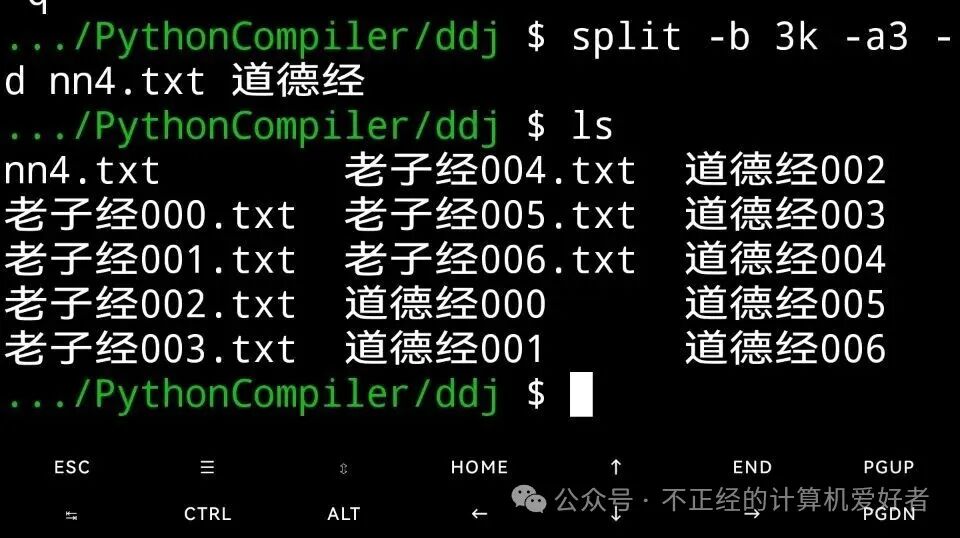 Using Linux Split Command for Text Segmentation