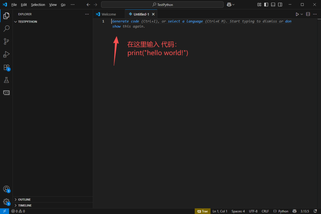 Debugging Your First Python Program in VS Code
