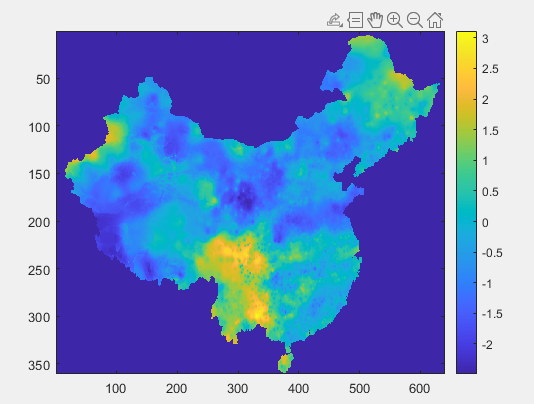 Processing the SPEI Monthly Scale Dataset of CHM_Drought with MATLAB