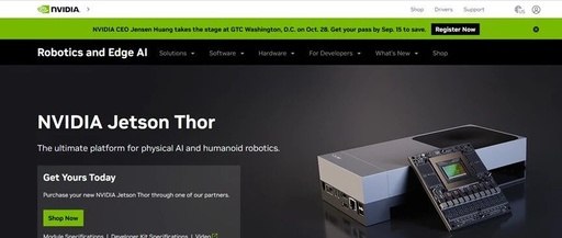 Nvidia Launches Top Development Platform for Physical AI and Humanoid Robots: Nvidia Jetson Thor