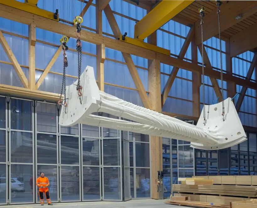The World's Tallest 3D Printed White Tower Arrives in the Alps