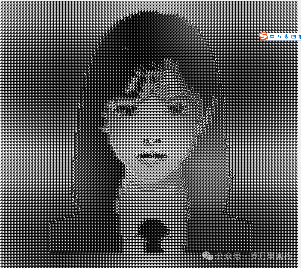 Python Text Portrait Generator