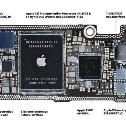 iPhone 16e RF Circuit Board Analysis