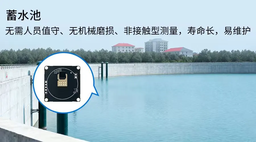 80G Non-Contact Liquid Level Sensor with Measurement Range of 0.15~40m
