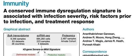 Immunity: Precise Prediction of Infection Severity and All-Cause Mortality Based on SoM Gene Features