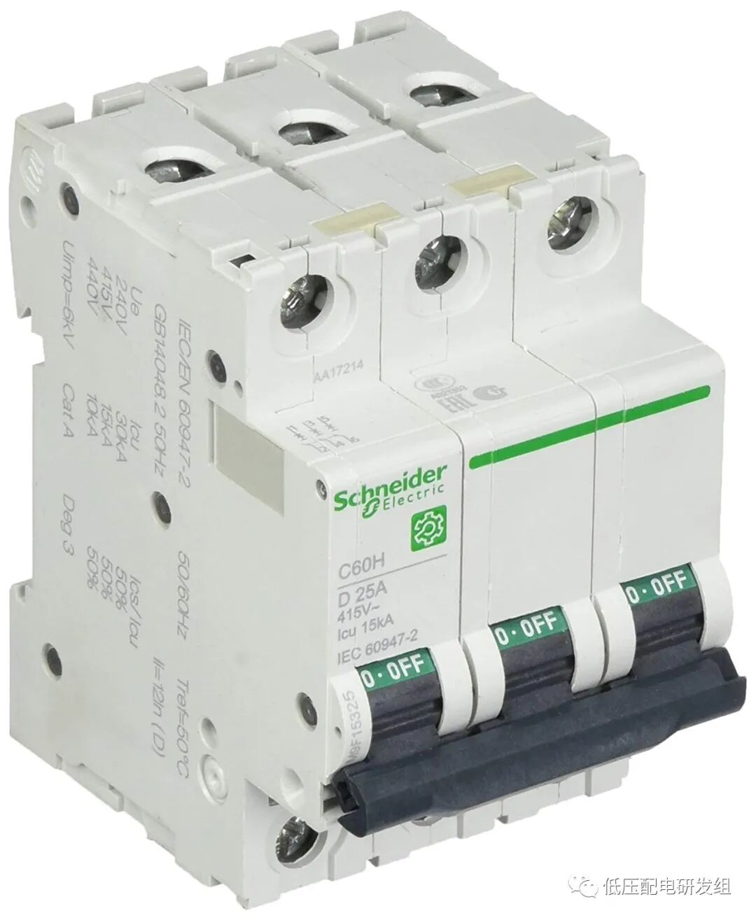 Schneider | Multi-9 C60 Power Loss and Voltage Drop per Pole