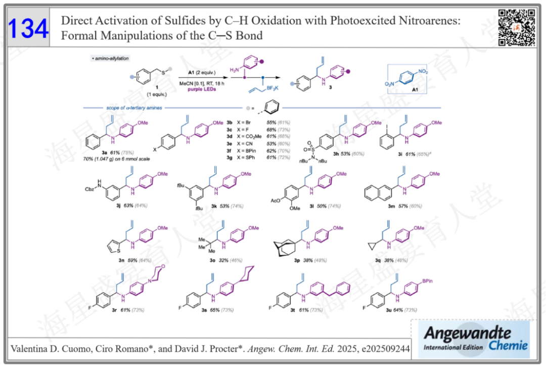 Direct Activation of Sulfides by C–H Oxidation with Photoexcited Nitroarenes: Formal Manipulations of the C─S Bond