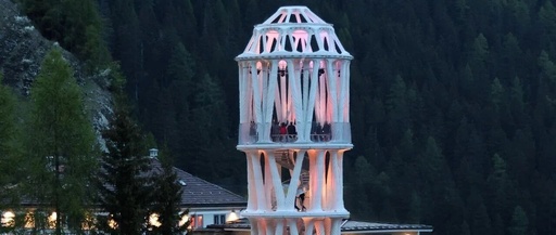 The World's Tallest 3D Printed White Tower Arrives in the Alps