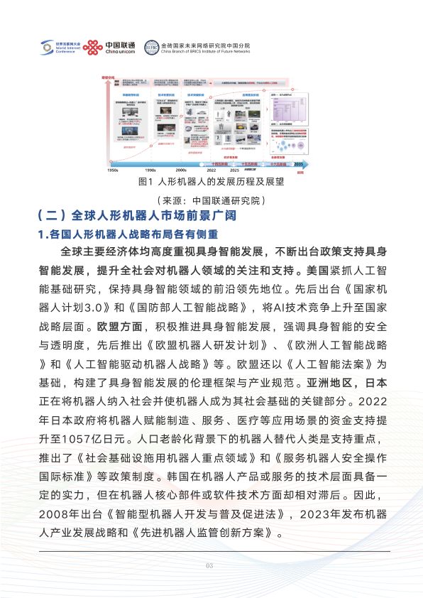 Prospects for the Application and Development of Humanoid Robots