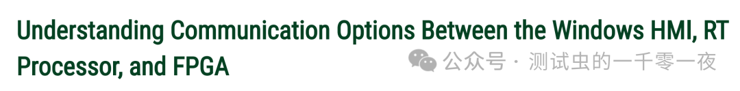 A Brief Discussion on Learning LabVIEW Control - FPGA