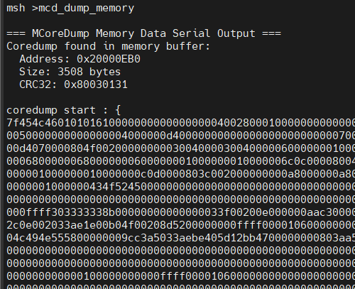 MCoreDump - Embedded System Core Dump Component | Technical Collection