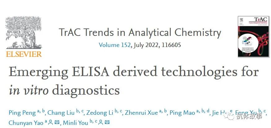 Emerging ELISA-Derived Technologies for In Vitro Diagnostics