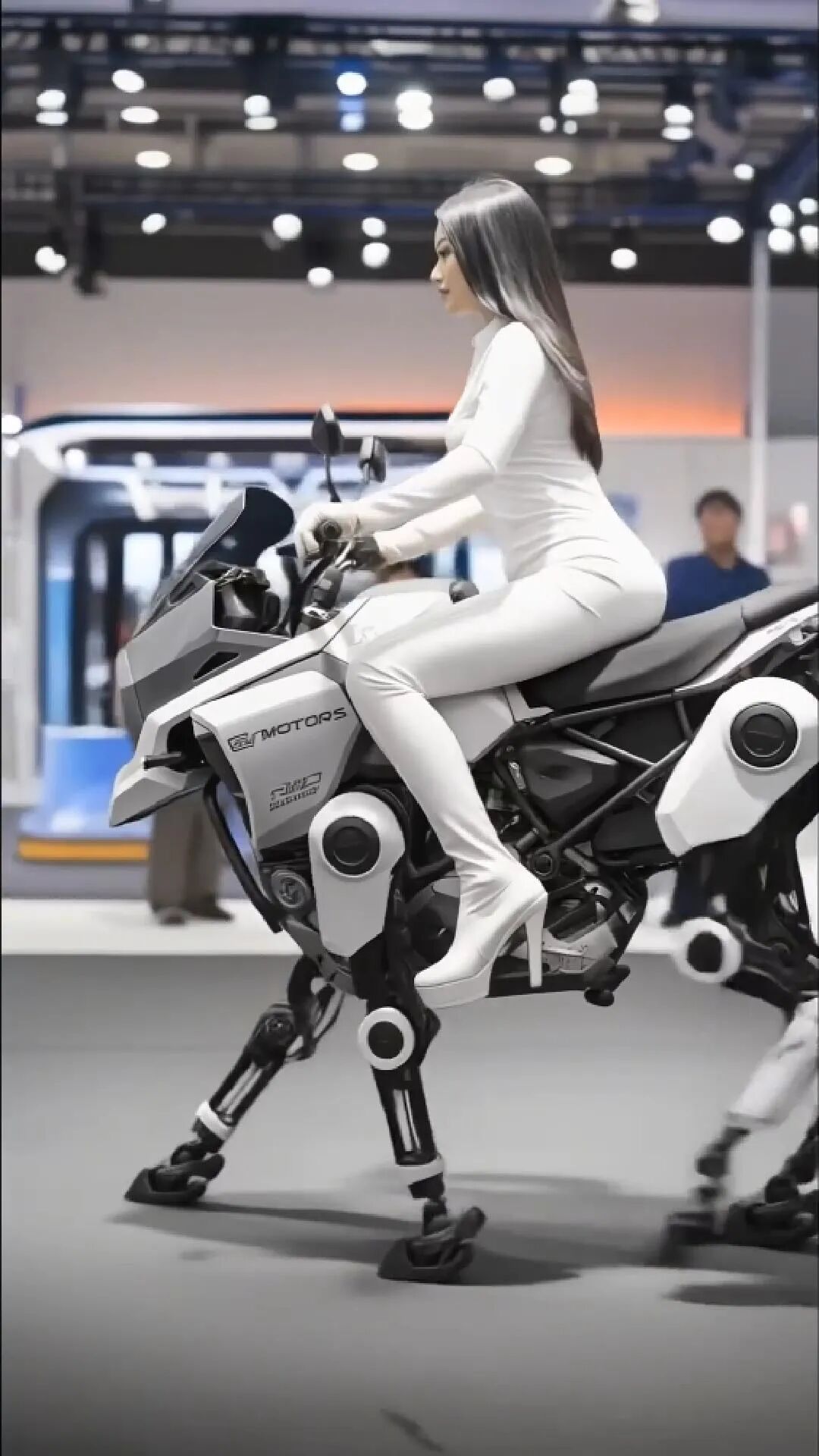Robot Design: Female Rider Operating a Robotic Horse