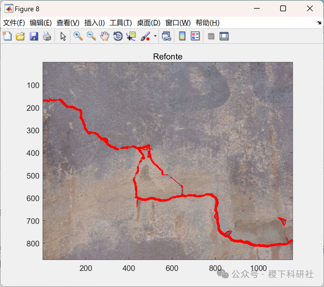 Crack Detection: Detecting and Marking Cracks in Images (Matlab Code Implementation)