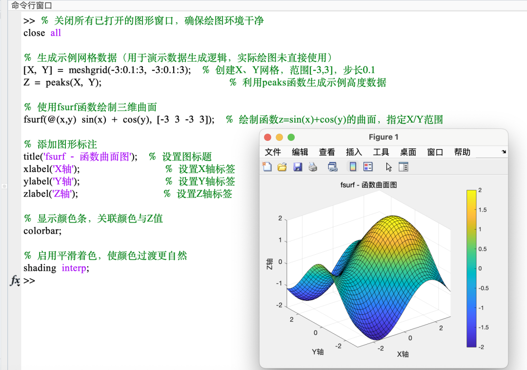 Qing Reading (27): How to Create a 3D Surface Plot Using MATLAB?