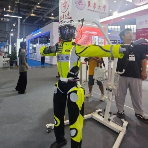 AI Diagnosis, Robot Traffic Control, and Mind-Controlled Wheelchairs: Long Lines at University Booths at the Industrial Expo