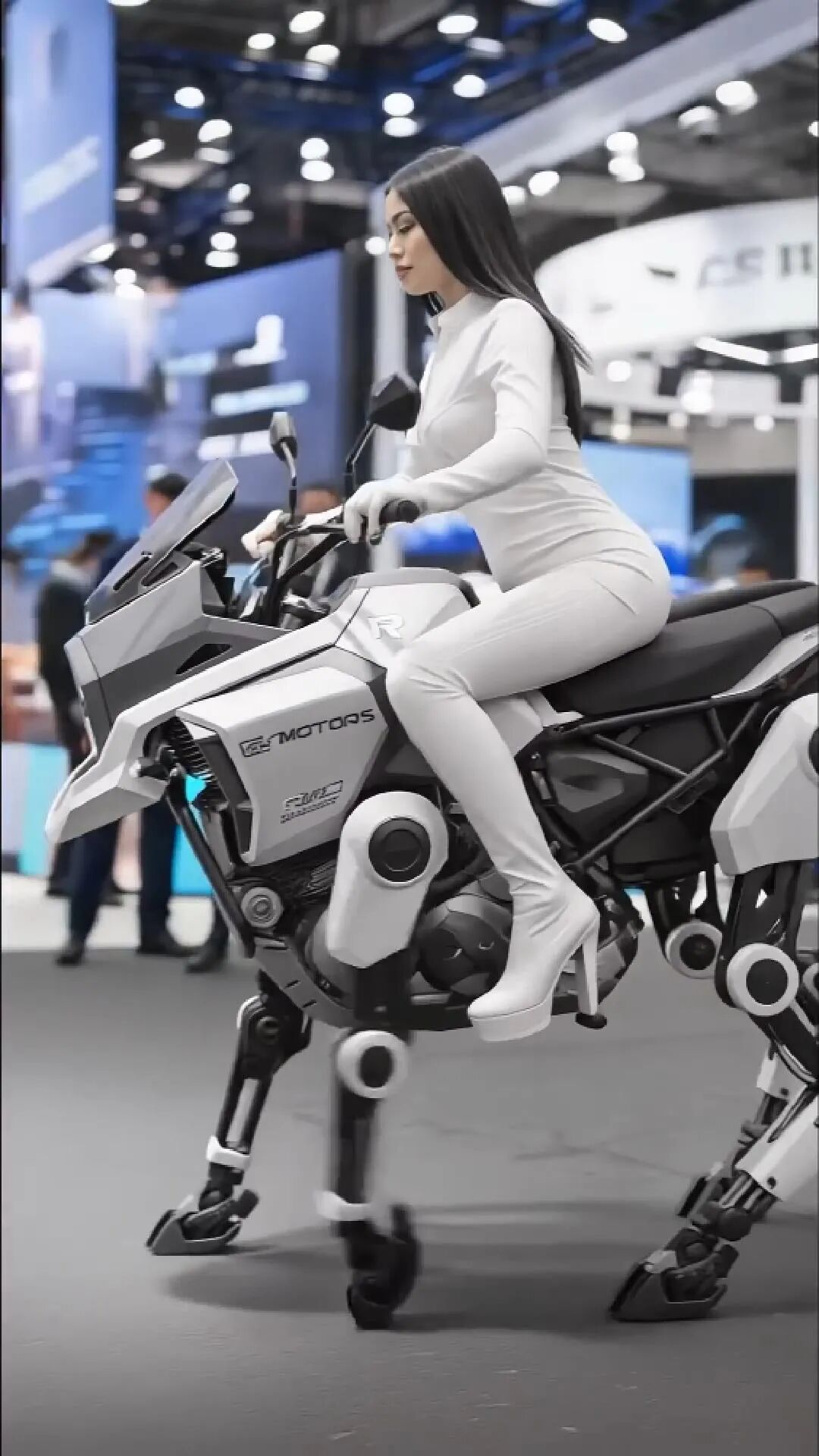 Robot Design: Female Rider Operating a Robotic Horse