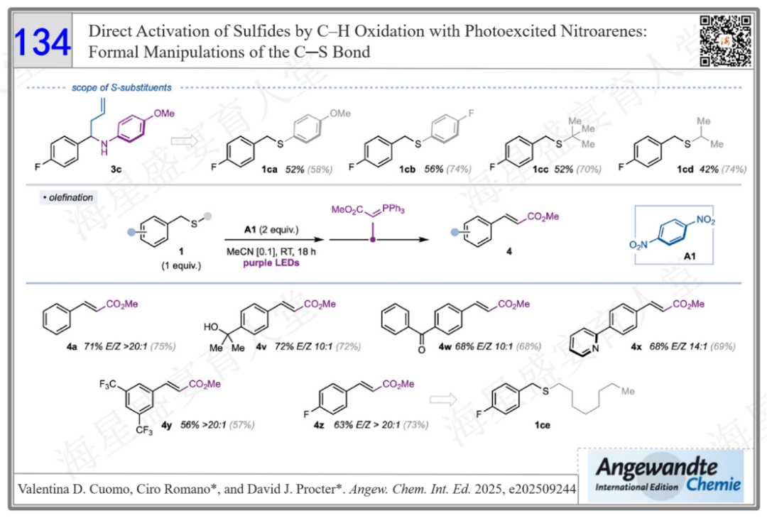 Direct Activation of Sulfides by C–H Oxidation with Photoexcited Nitroarenes: Formal Manipulations of the C─S Bond