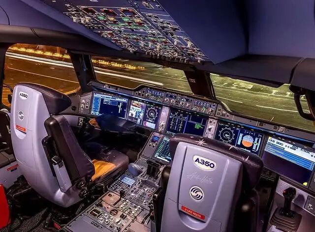 Why Did Airbus Create Large Touchscreen Displays for the A350?
