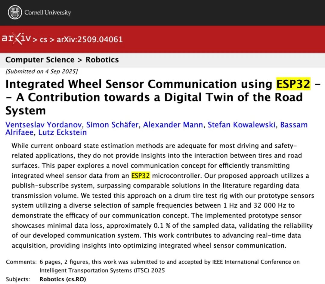 The New Academic Favorite: ESP32
