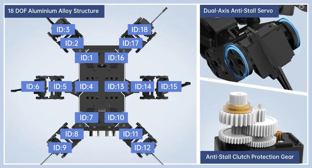 Open Source! Mini Hexapod AI Robot with AI Vision and Voice Interaction, Supports Arduino Programming and Sensor Expansion