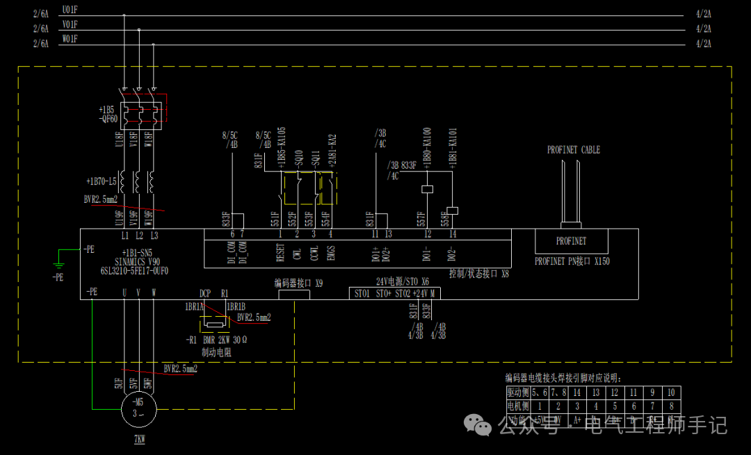Siemens S7-1200 PLC and SINAMICS V90 Servo Drive PROFINET Communication Control Example