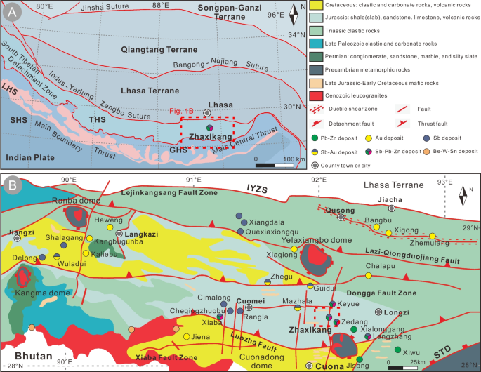 How is the Genesis of Antimony Ore? Tracing S-Pb Isotopes and Trace Elements in Stibnite