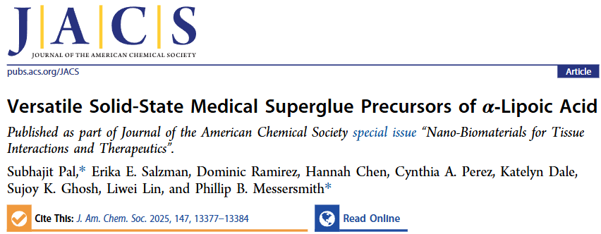 Low Eutectic System of α-Lipoic Acid and Sodium Lipoate: Multifunctional Solid-State Medical Superglue Precursors