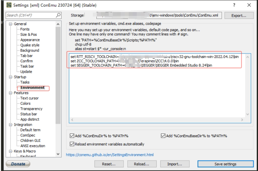 Developing RT-Thread Applications Based on Xianji MCU Using ENV Tool on Windows