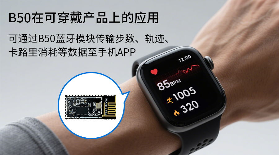 Dual-Mode BLE 5.0 Bluetooth Module for Wearable Products
